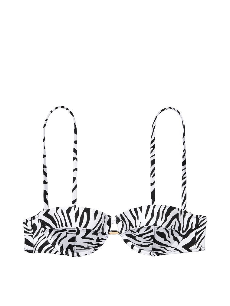 Victoria's Secret Sardinia Bandeau Swim Top - Zebra