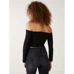 True Religion - Off Shoulder Zip Top - HIGHSTREET.CO.ZA