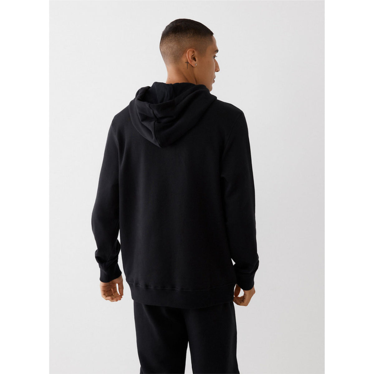 True Religion Buddha Logo Hoodie - Black - HIGHSTREET.CO.ZA