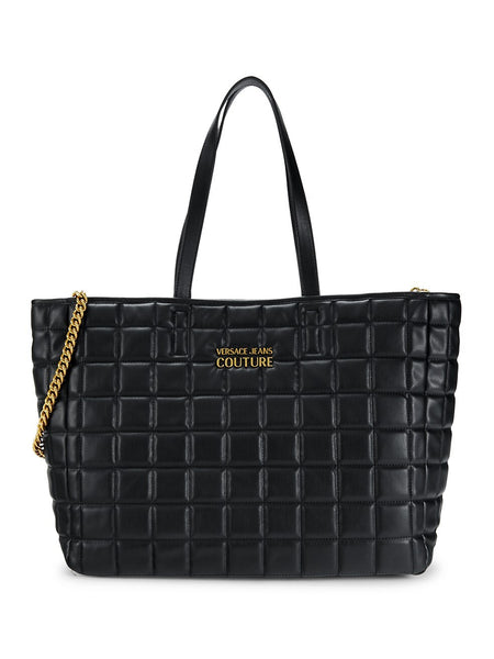 Versace Jeans Couture Quilted Tote - Black