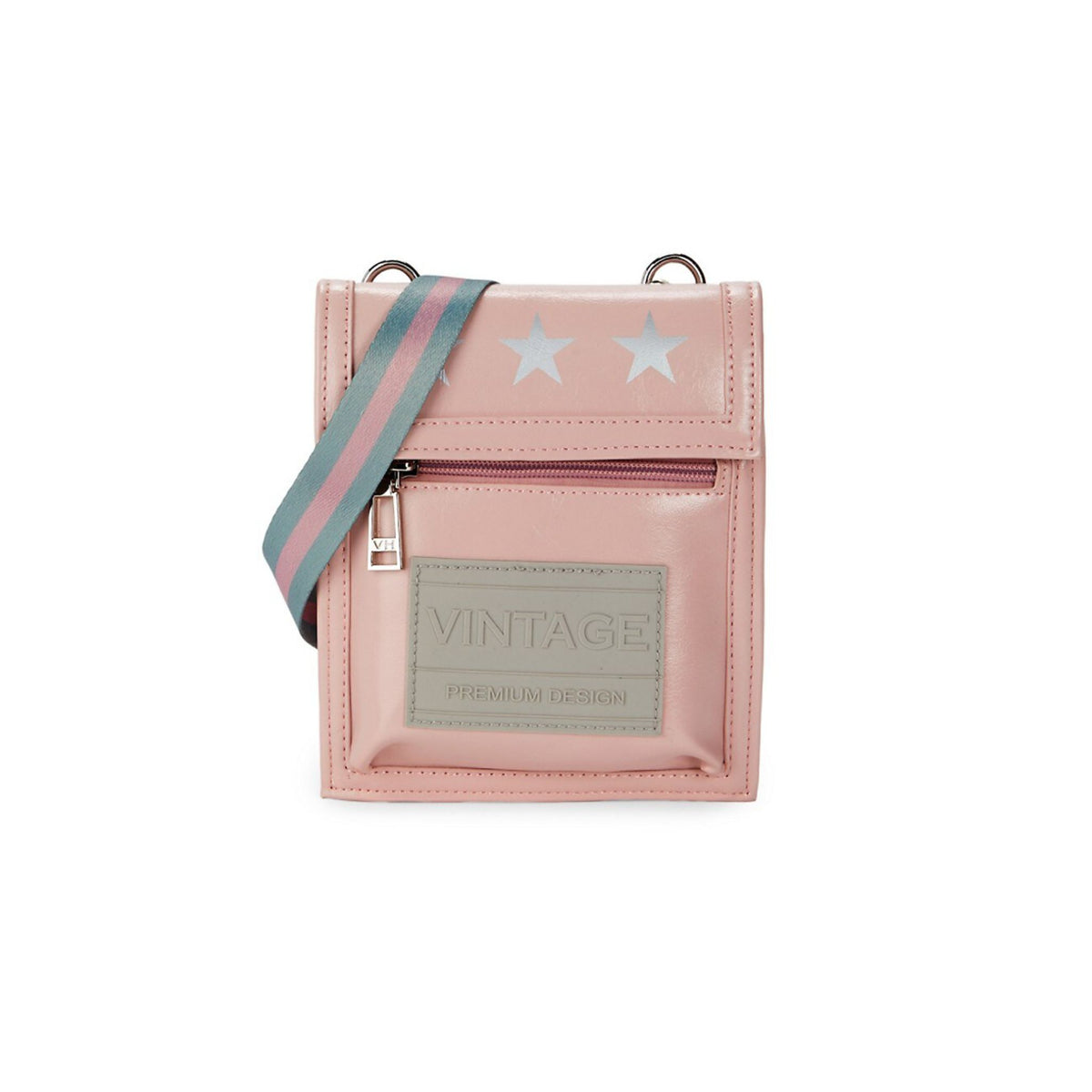 Vintage Havana Sydney Crossbody Bag - Light Pink - HIGHSTREET.CO.ZA
