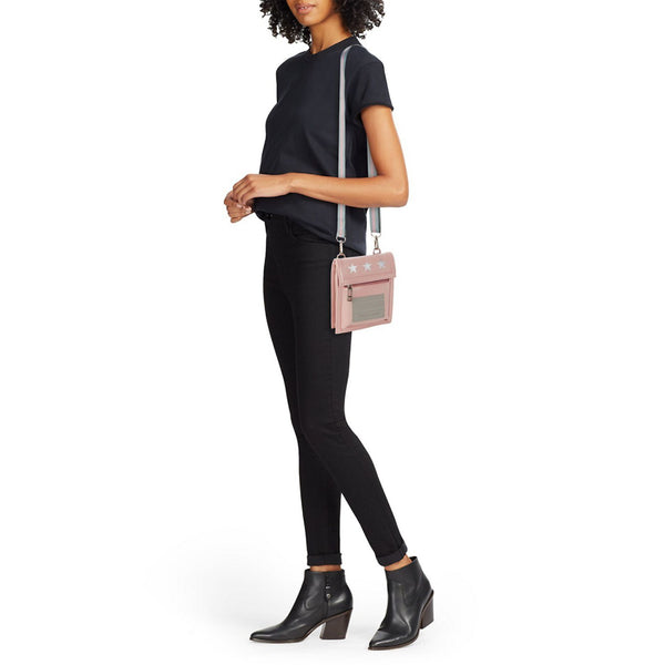 Vintage Havana Sydney Crossbody Bag - Light Pink