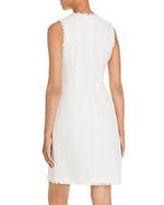 Karl Lagerfeld Lace Cotton Sheath Dress - Soft White - HIGHSTREET.CO.ZA