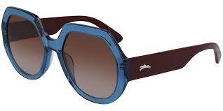 Longchamp LO655S Round Sunglasses - Blue