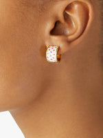 Kate Spade New York Heritage Spade Flower Huggies - Cream Kisses - HIGHSTREET.CO.ZA