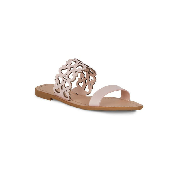 Kate Spade New York Ambrosia Flat Cutout Leather Sandals - Tutu Pink