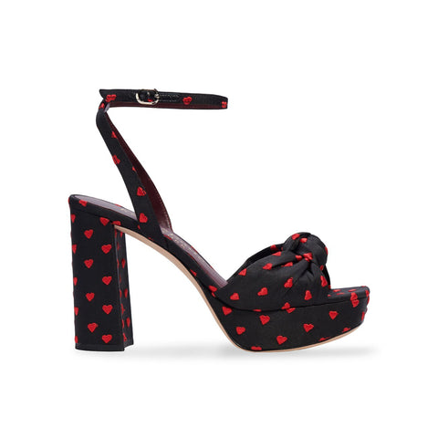 Kate Spade New York Confetti Heart-Print Platform Sandals