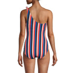 Kate Spade New York Striped Bunny-Tie One-Shoulder Swimsuit - HIGHSTREET.CO.ZA