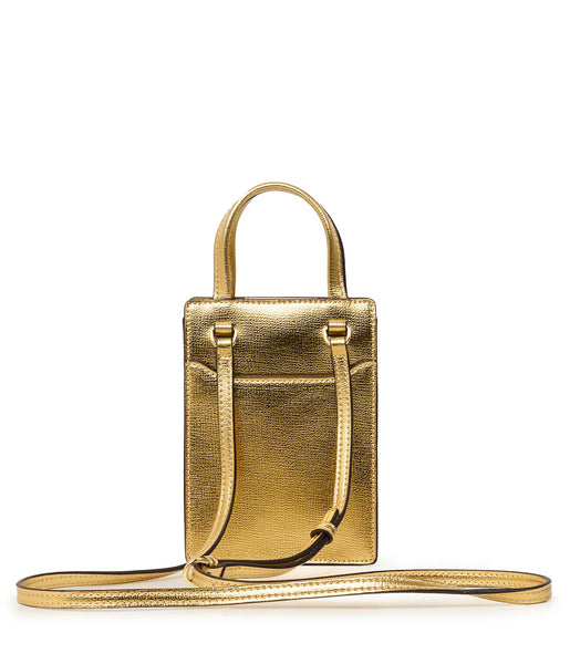 Karl Lagerfeld Maybelle Karl Cell Phone Bag - Gold