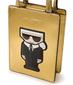 Karl Lagerfeld Maybelle Karl Cell Phone Bag - Gold - HIGHSTREET.CO.ZA