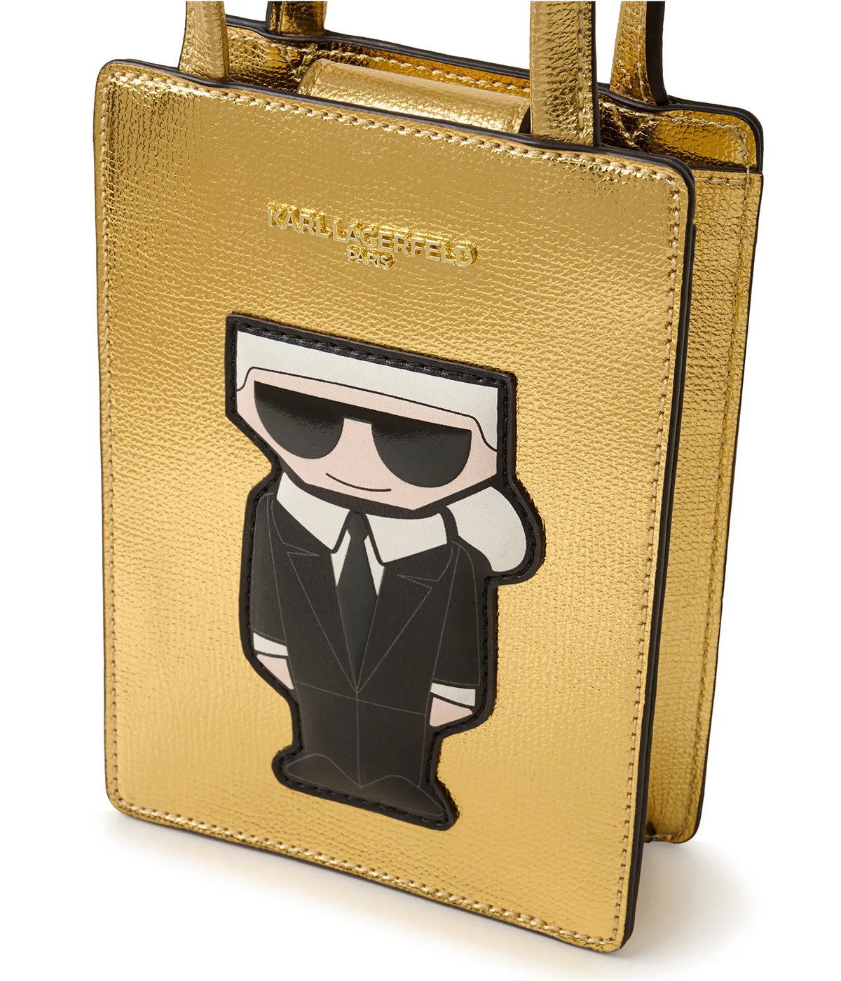 Karl Lagerfeld Maybelle Karl Cell Phone Bag - Gold - HIGHSTREET.CO.ZA