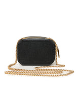 Karl Lagerfeld Kossette Gold Square Crossbody - Black/Gold - HIGHSTREET.CO.ZA