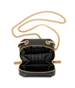 Karl Lagerfeld Kossette Gold Square Crossbody - Black/Gold - HIGHSTREET.CO.ZA