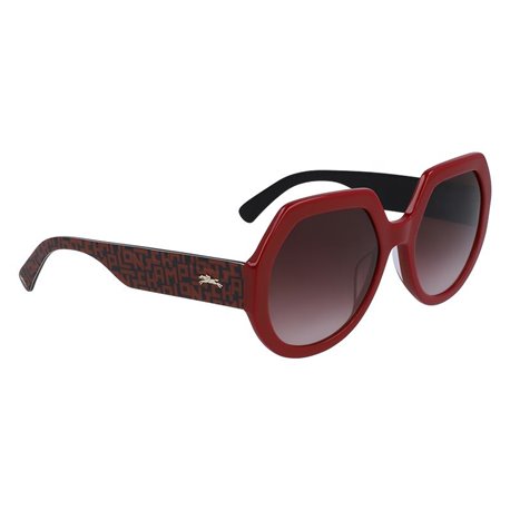Longchamp LO655S Round Sunglasses - Brick Red - HIGHSTREET.CO.ZA