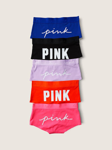 Victoria's Secret PINK 5 Pack Logo Shortie